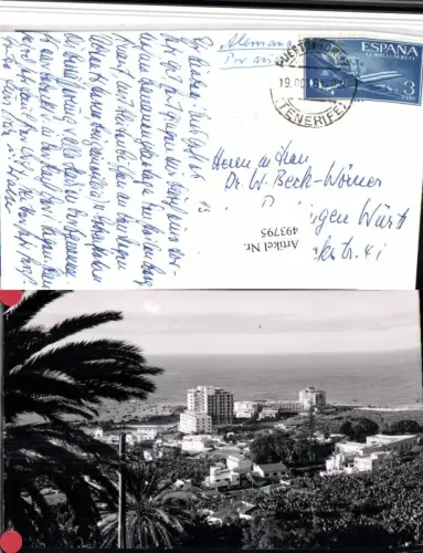 493795,Spain Tenerife Puerto de la Cruz Teilansicht