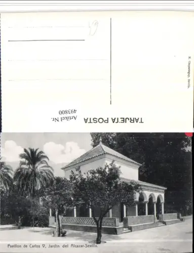 493800,Spain Sevilla Alcazar Jardin Pavillon de Carlos V