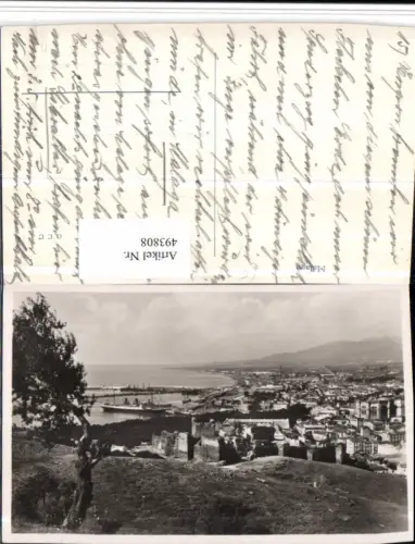 493808,Spain Malaga Teilansicht Hafen