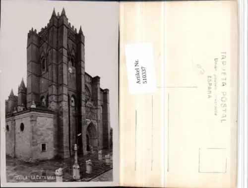 510337,Spain Avila La Catedral Kirche