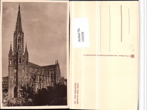 510338,Spain San Sebastian Iglesia del Buen Pastor Kirche