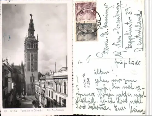 510341,Spain Sevilla Torre de la Giralda Turm
