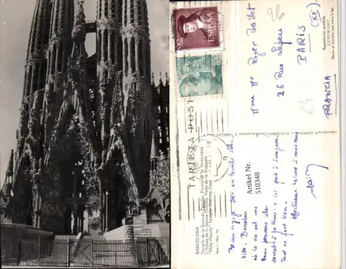 510348,Spain Barcelona Templo de la Sagrada Familia Puerta Kirche