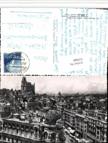 510380,Spain Madrid Vista parcial panoramica Teilansicht