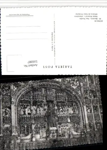 510387,Spain Burgos Retablo San Nicolas Altarbild Statue