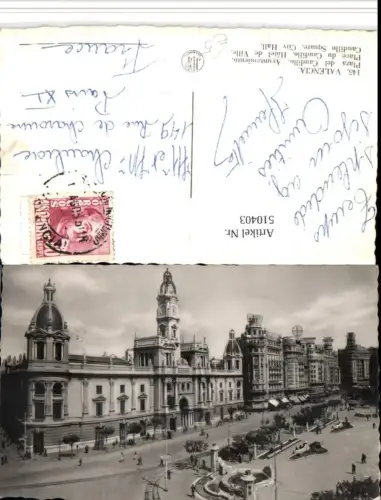 510403,Spain Valencia Plaza del Caudillo Ayuntamiento Rathaus