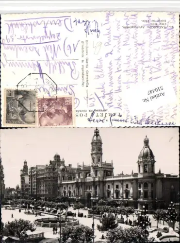 510447,Spain Valencia Ayuntamiento Rathaus