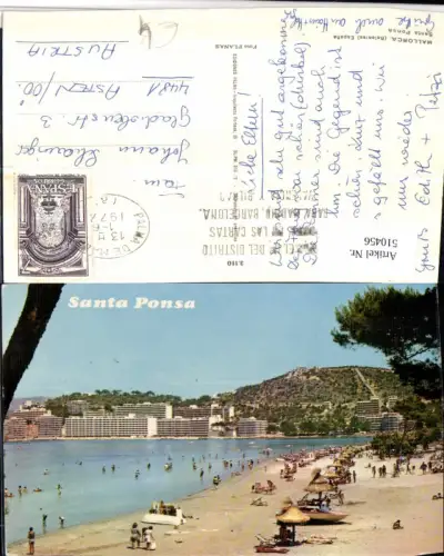 510456,Spain Mallorca Santa Ponsa Teilansicht Strandleben Strand