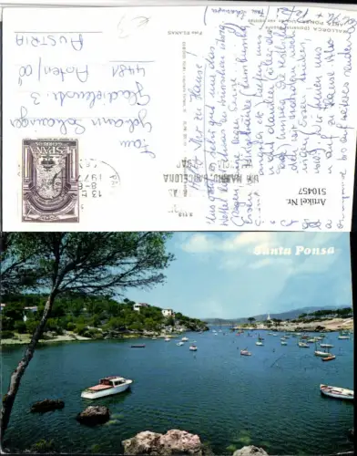 510457,Spain Mallorca Santa Ponsa Una de sus caletas Küste Boote