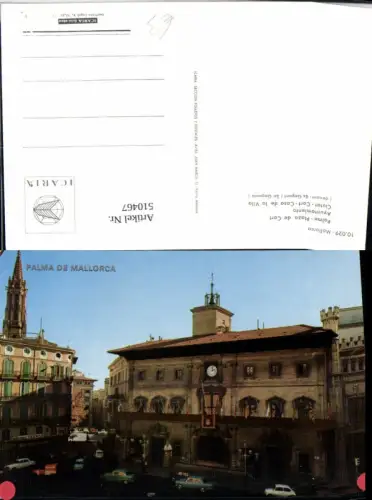 510467,Spain Mallorca Palma Plaza de Cort Ayuntamiento Rathaus