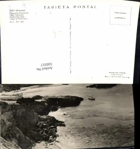 550317,Spain Ibiza Baleares Küste Portinaitx