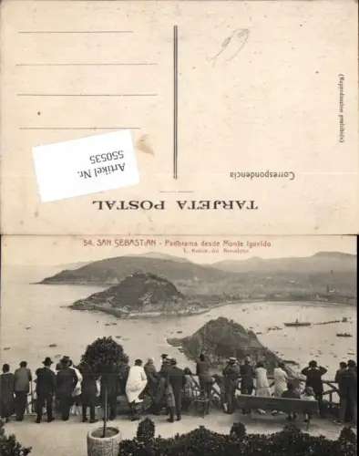 550535,Spain San Sebastian Monte Igueldo