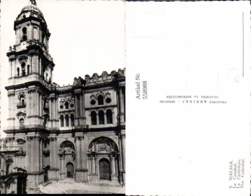 558988,Spain Malaga La Cathedral Kathedrale