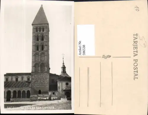 596538,Segovia Iglesia de San Esteban Kirche Spain