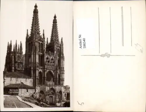 596540,Foto Ak Burgos Catedral Kathedrale Spain