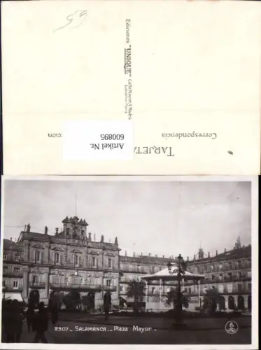 600895,Salamanca Plaza Mayor Spain