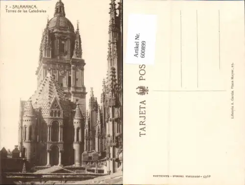 600899,Salamanca Torres de las Catedrales Kathedrale Spain