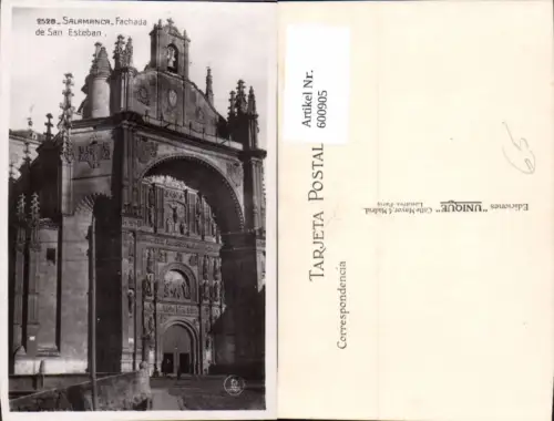 600905,Salamanca Fachada de San Esteban Spain