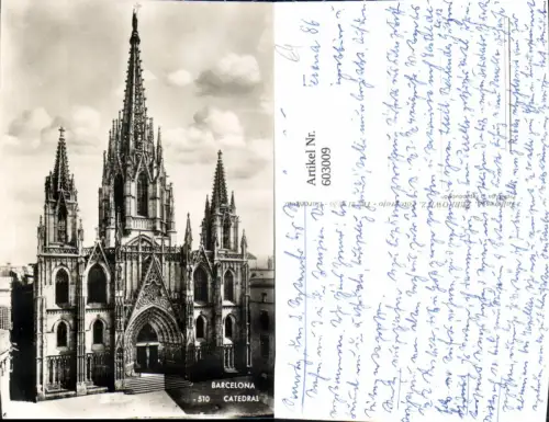 603009,Foto Ak Barcelona Catedral Kathedrale Spain