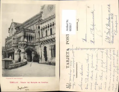 603017,Comillas Palacio del Marques de Comillas Spain