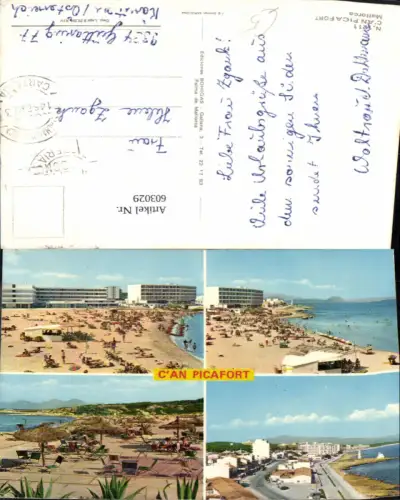 603029,Mehrbild Ak Can Picafort C An Picafort Mallorca Strand Strandleben Can PicafortSpain