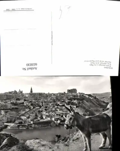 603030,Foto Ak Toledo Vista parcial y rio Tajo Esel Spain