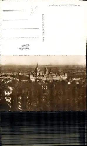 603037,Foto Ak Monasterio de El Escorial Vista general Spain