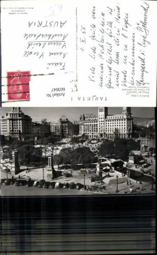 603047,Barcelona Plaza de Cataluna Spain