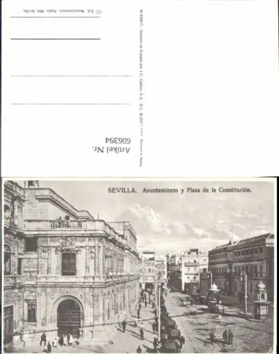 606394,Sevilla Avuntamiento y Plaza de la Constitucion Spain
