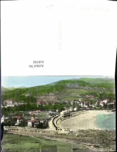 618192,Foto Ak Castro Urdiales Vista parcial Teilansicht Spain