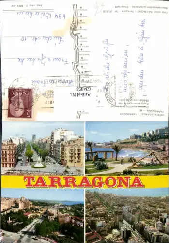 634956,Mehrbild Ak Costa Dorada Tarragona Diversos aspectos de la ciudad Spain