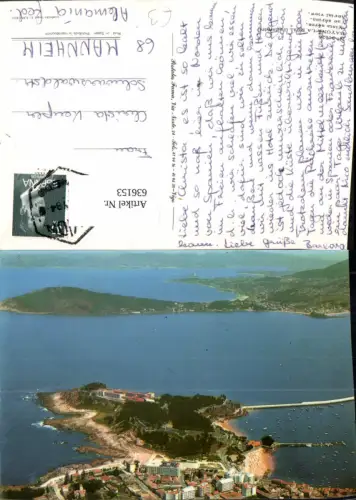 636153,Luftbild Bayona la Real Pontevedra Vista aerea Spain