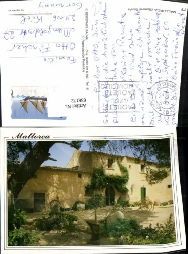 636172,Mallorca Baleares Haus Finca Landwirtschaft Alter Pflug Spain