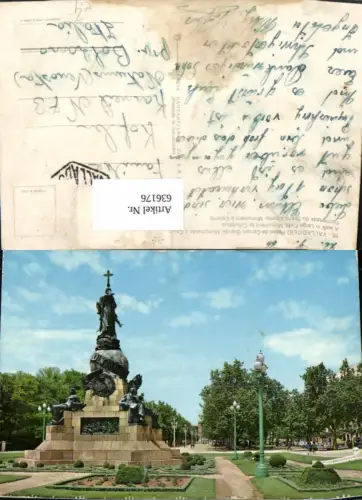 636176,Valladolid Paseo de Campo Grande Monumento a Colon Monument Columbus Spain