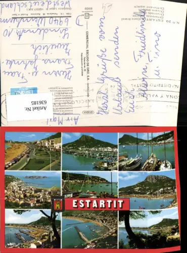 636185,Mehrbild Ak Estartit Costa Brava Diferents aspectes Boote Strand Spain