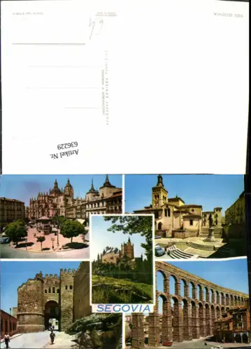 636229,Mehrbild Ak Segovia Spain