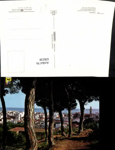 636238,Calella Vista parcial desde el Parque Bäume Park Spain