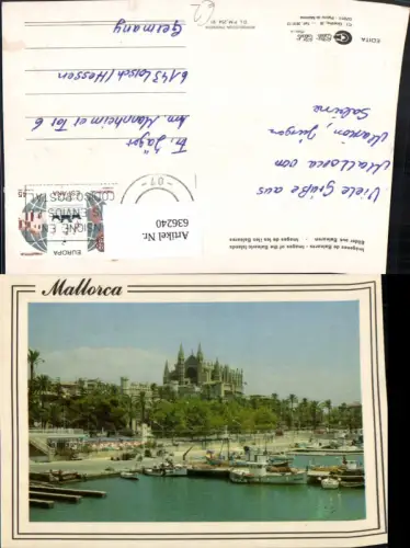 636240,Mallorca Palma de Mallorca Ansicht m. Kathedrale Spain
