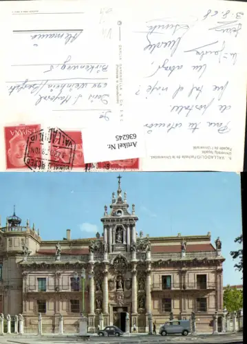 636245,Valladolid Fachade de la Universidad Universität VW Käfer Spain Auto