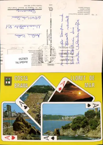 636250,Mehrbild Ak Lloret de Mar Costa Brava Diferents aspectes Spain