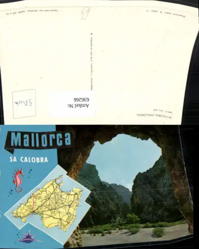 636266,Sa Calobra Mallorca Landkarte Spain