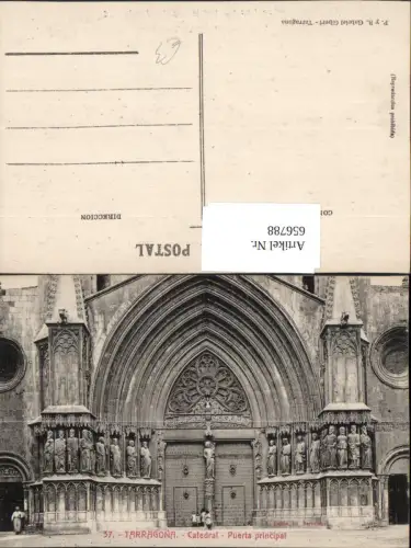 656788,Tarragona Catedral Puerta principal Kathedrale Spain