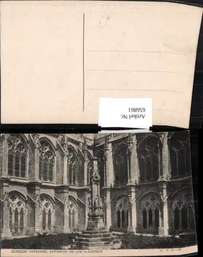 656861,Burgos Catedral Exterior de Los Claustros Spain