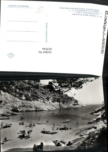 657034,Costa Brava Tossa de Mar Strand Strandleben Spain