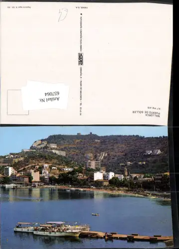 657064,Mallorca Puerto de Soller Boote Schiffe Küste Spain