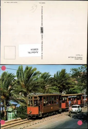 658014,Mallorca Puerto de Soller Eisenbahn Zug Spain