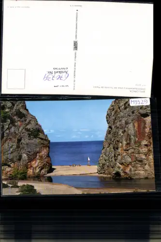 670739,Mallorca Desembocadura y playa del Torrente de Pareis Strand Segelboot Spain