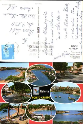 712127 Mehrbild AK Mallorca Porto Cristo Varios aspectos Spain