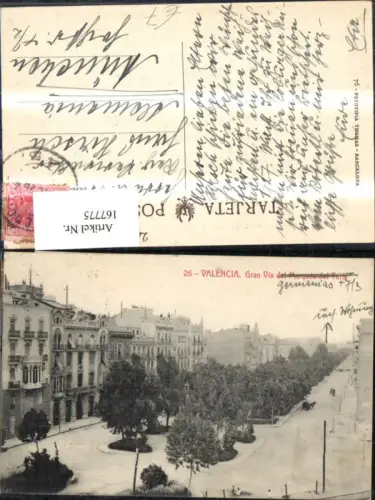 167775,Valencia Gran Via del Marquis del Turia Strassenansicht