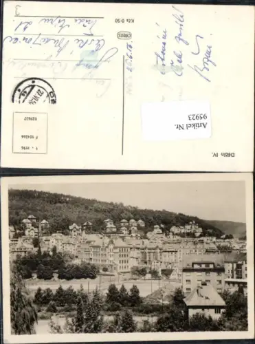 95923,Decin Tetschen Bodenbach Elbe Häuseransicht